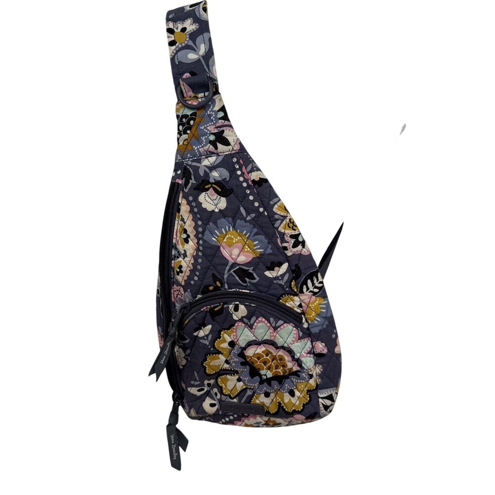 Vera Bradley Essential Sling Backpack Floral Charmont Meadow Be